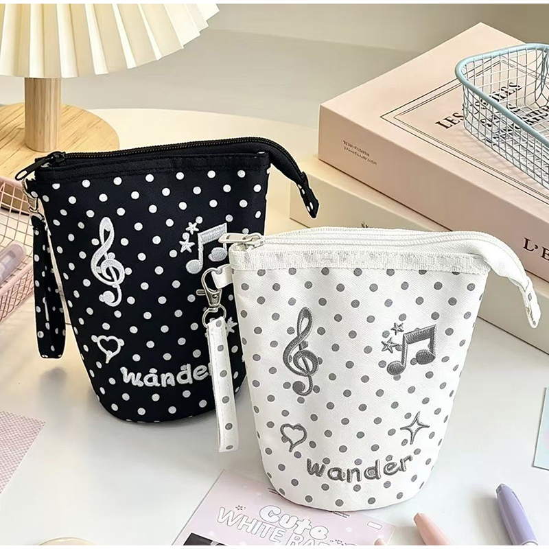 Kawaii Polka Dot Music Note Em - đánh giá và giá Embroidery Bag