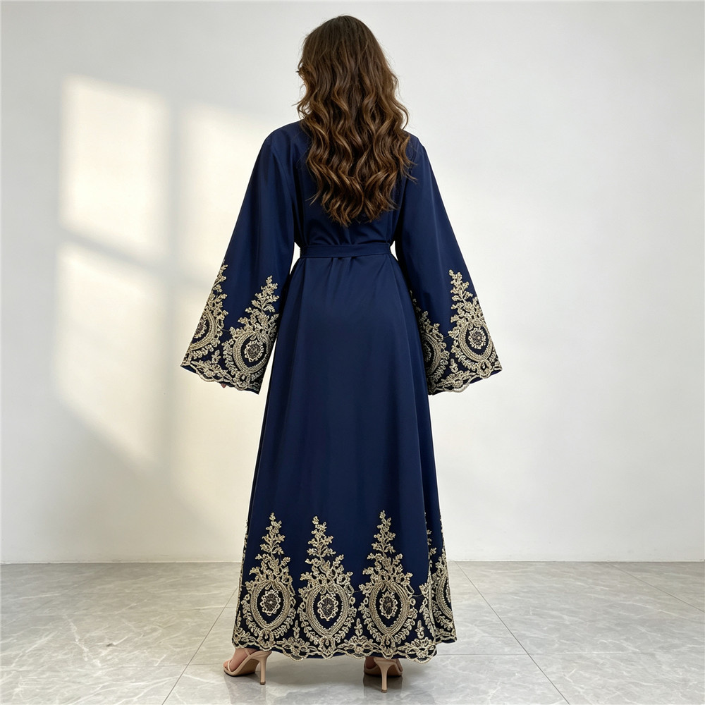 New Abaya Dubai Luxury Kimono  - đánh giá và giá Embroidery Kebaya