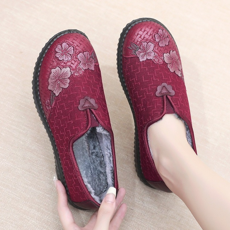Women Winter Plush Lined Slip‑ - đánh giá và giá Embroidery Online