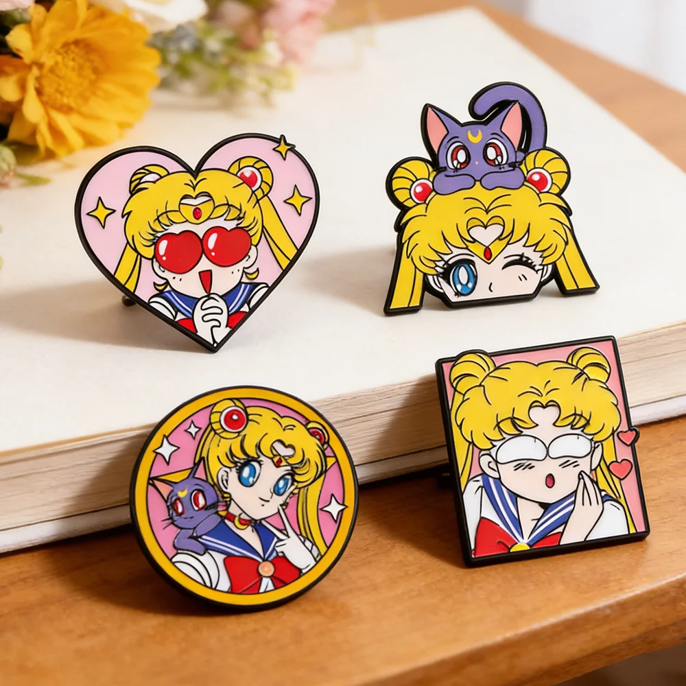 4 Pcs Sailor Moon Heart Shape  - đánh giá và giá Embroidery Reddit