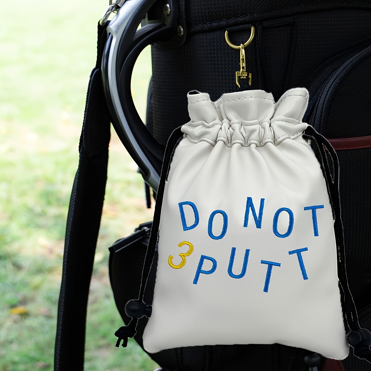 1pc Golf Ball Bag, PU Material - đánh giá và giá Embroidery Bag