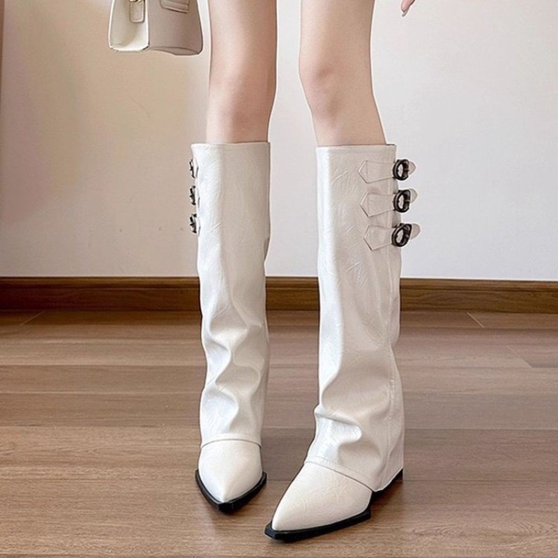 Women Pointed Toe Knee High Sl - đánh giá và giá Embroidery Garments