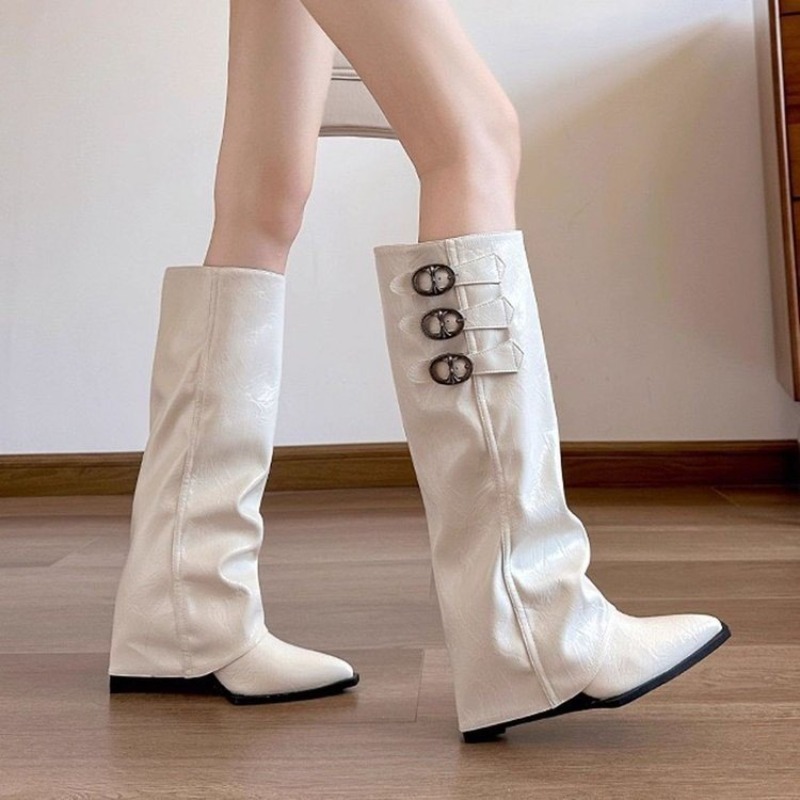 Women Pointed Toe Knee High Sl - đánh giá và giá Embroidery Garments