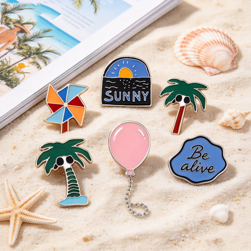 Romantic Sea Sunrise Pins Broo - đánh giá và giá Embroidery Bali