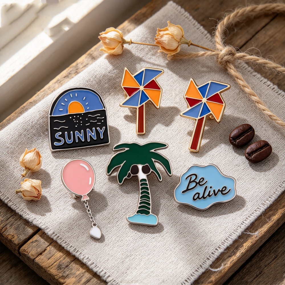 Romantic Sea Sunrise Pins Broo - đánh giá và giá Embroidery Bali