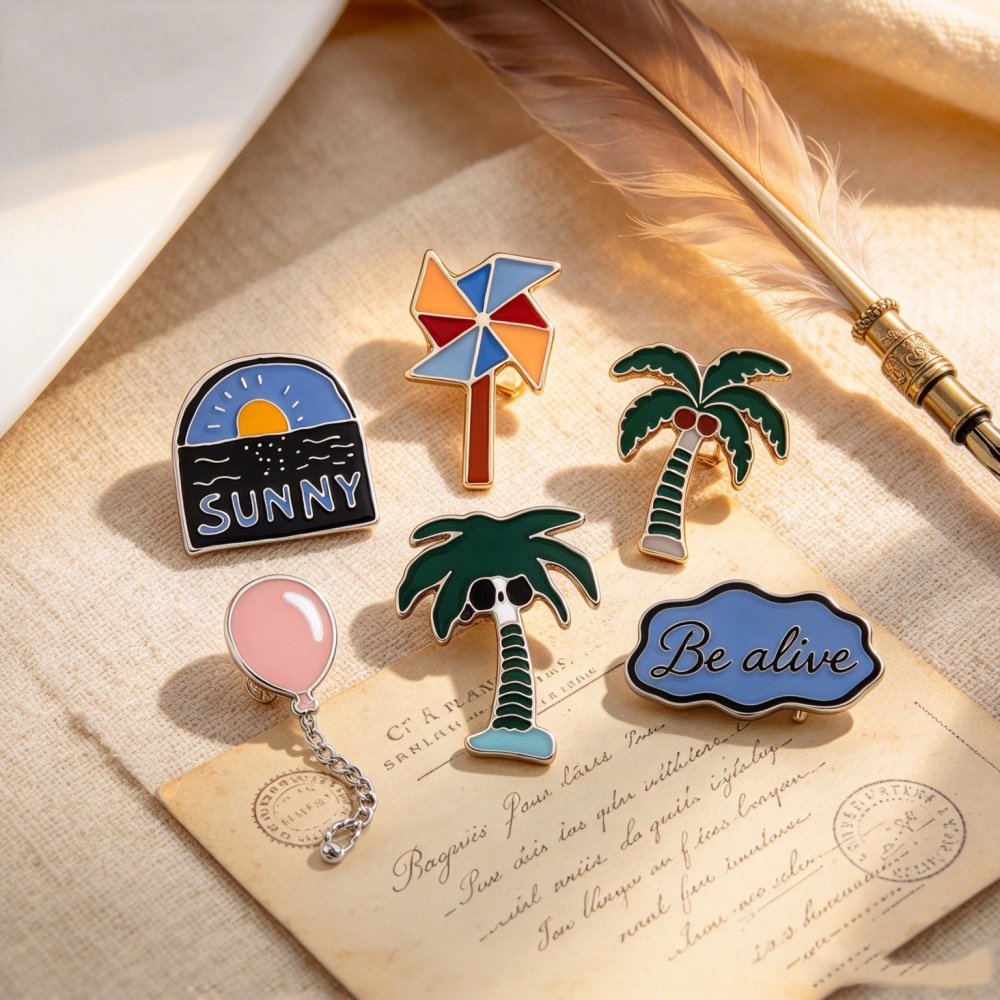 Romantic Sea Sunrise Pins Broo - đánh giá và giá Embroidery Bali
