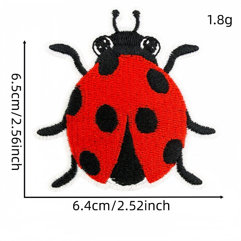 Creative Cute Cartoon Insect S - đánh giá và giá Embroidery Lady Bug