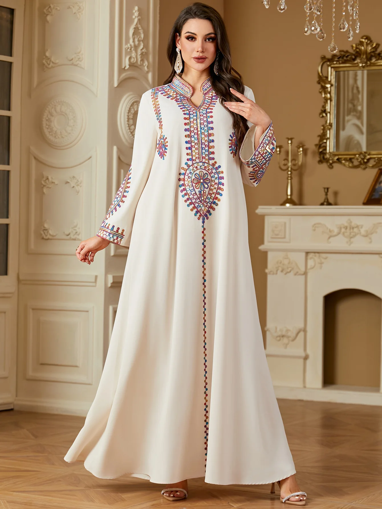 Eid Embroidery Party Dress Wom - đánh giá và giá Embroidery Kebaya